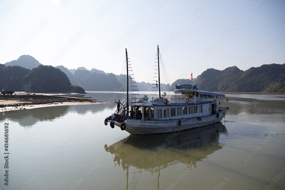 Fototapeta premium islands in Halong bay, north vietnam, summer