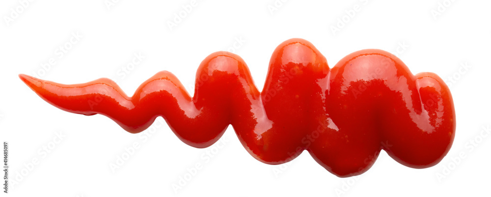 red tasty Ketchup or sauce isolated on white background red tasty Ketchup or sauce isolated on white background
