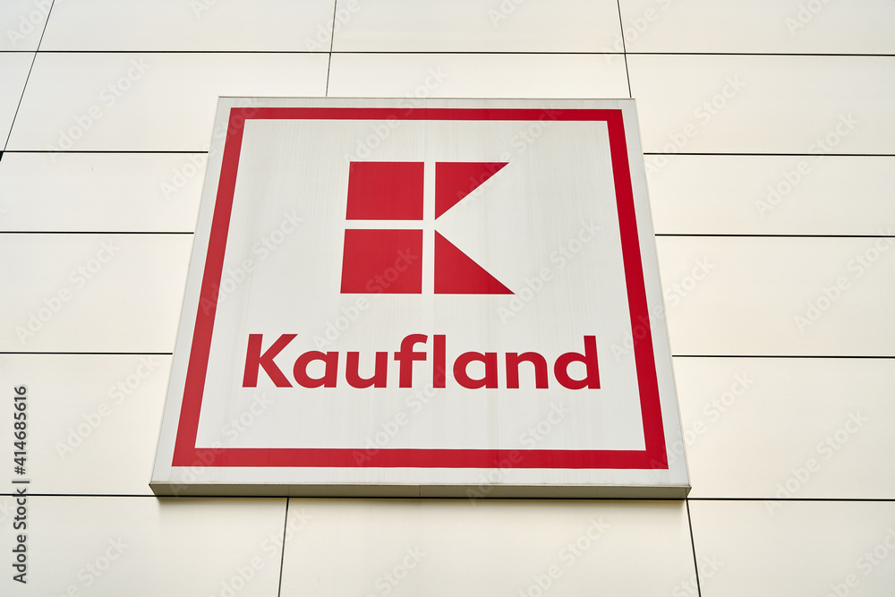 berlin-july-2020-kaufland-logo-design-on-wall-stock-photo-adobe-stock