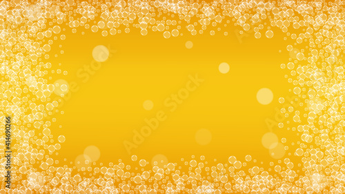 Beer foam. Craft lager splash. Oktoberfest background.