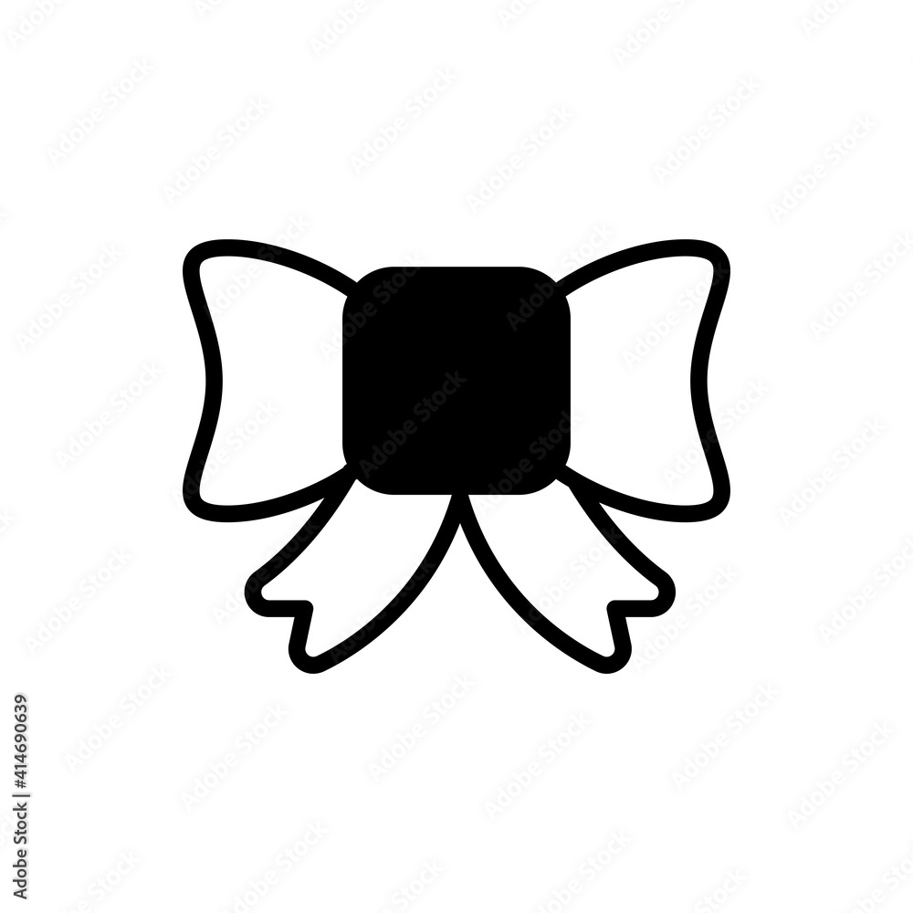 Hair bow Vector Icon style illustration. EPS 10 File Hair bow Vector Icon style illustration. EPS 10 File