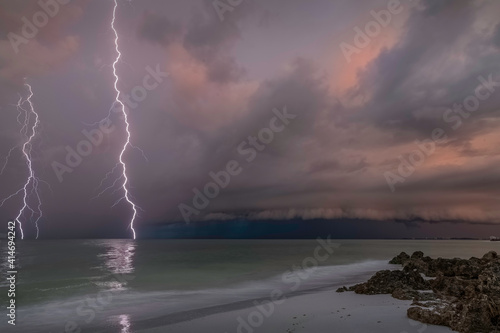 lightning in the storm