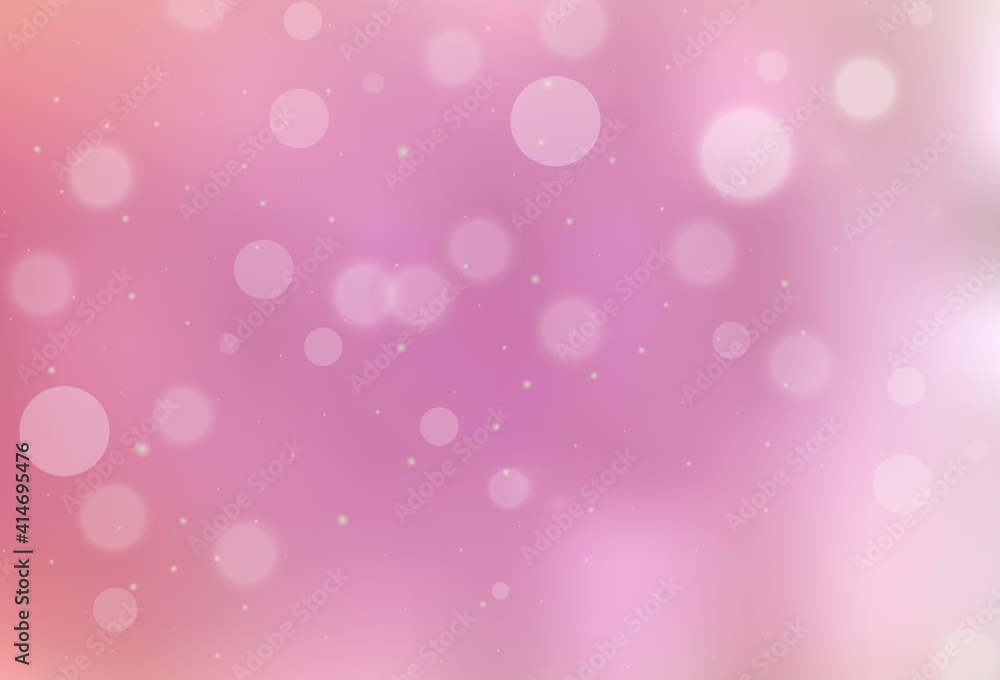 Light Pink vector layout in New Year style.