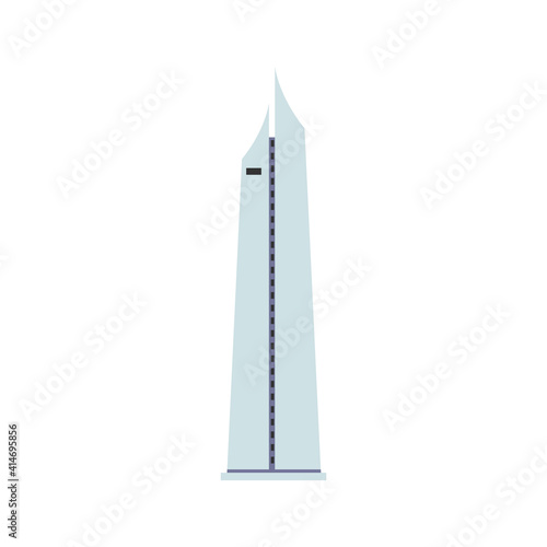coltejer icon colombia with mountain and flat illustration vector