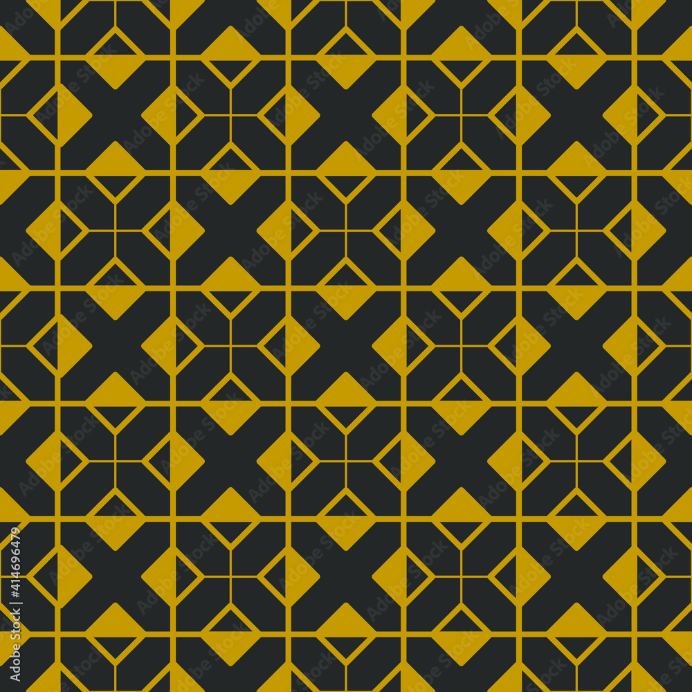 Fototapeta premium Art deco seamless pattern background.
