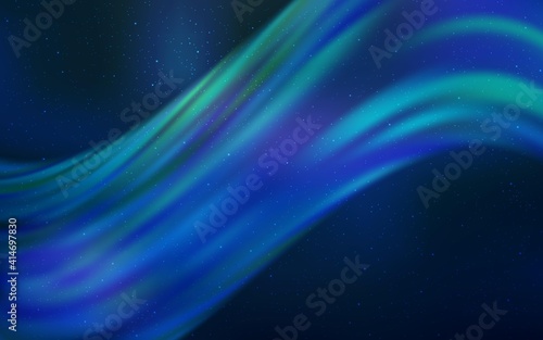 Light BLUE vector texture with milky way stars.