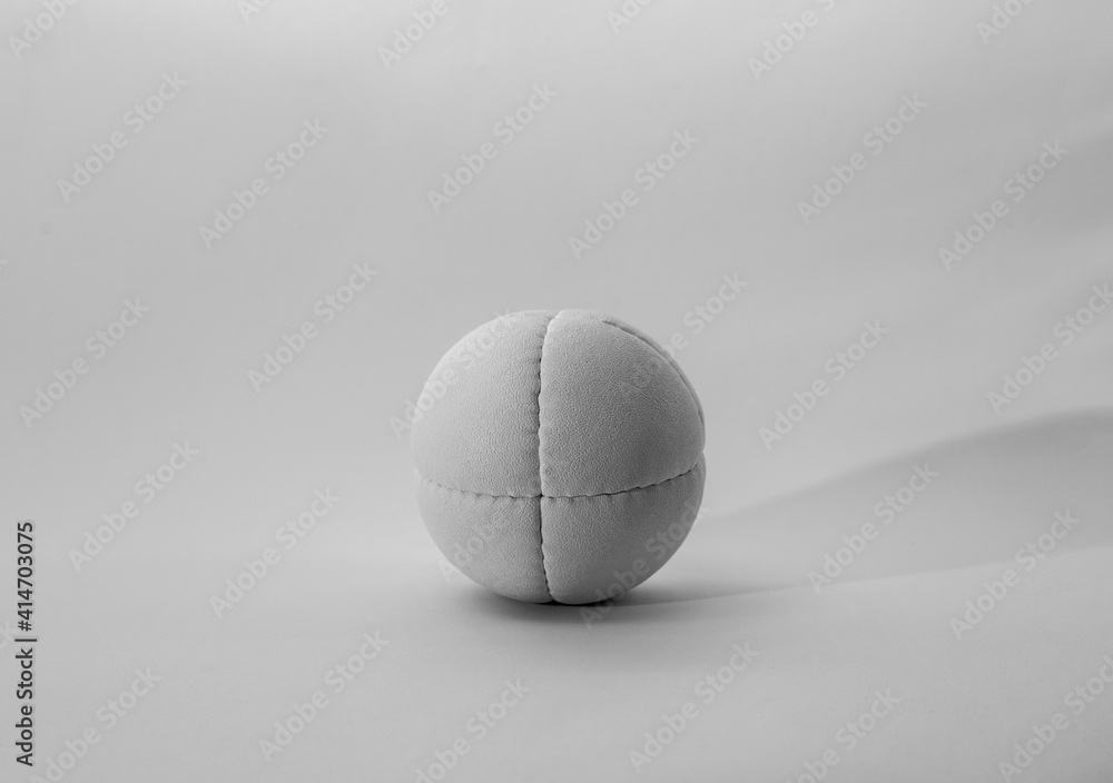white juggling ball on white background white juggling ball on white background