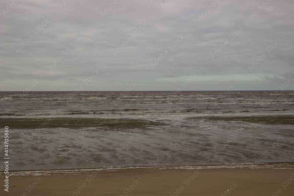 storm over the sea