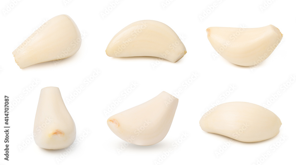 Garlic Isolated on white background Garlic Isolated on white background