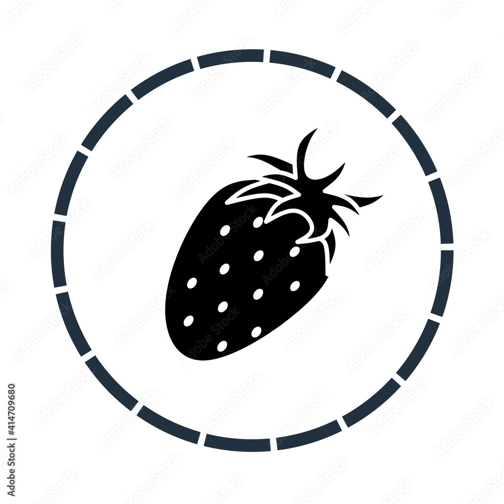 Coconut fruit glyph icon style. Fruit solid icon. Coconut fruit vector illustration isolated on the incomplete circle line Coconut fruit glyph icon style. Fruit solid icon. Coconut fruit vector illustration isolated on the incomplete circle line