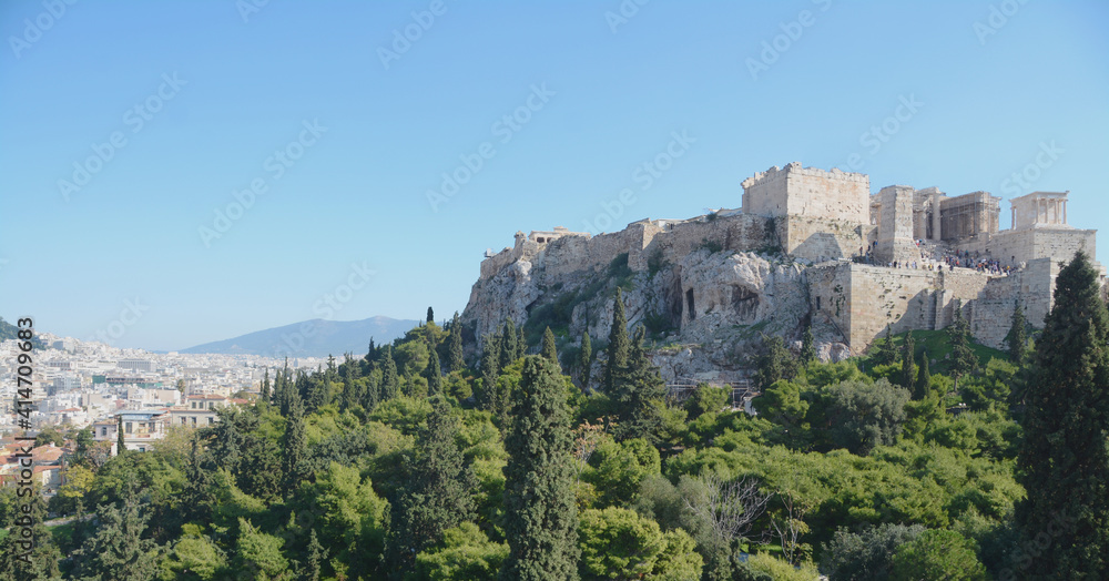 the acropolis is a term that originally indicated the highest part of the Greek polis. The acropolis is the most eminent and fortified part of an ancient city.