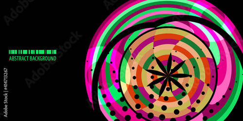 Geometric colorful abstract background vector template