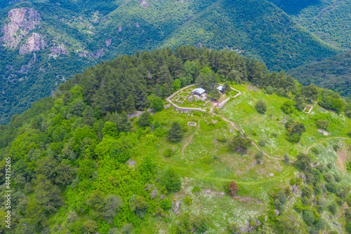 View of Tsepina fortress in Bulgaria photo