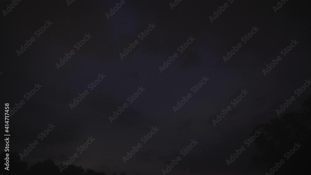 Storm coming to Piedmont, lightning over a horizon, time lapse Storm coming to Piedmont, lightning over a horizon, time lapse