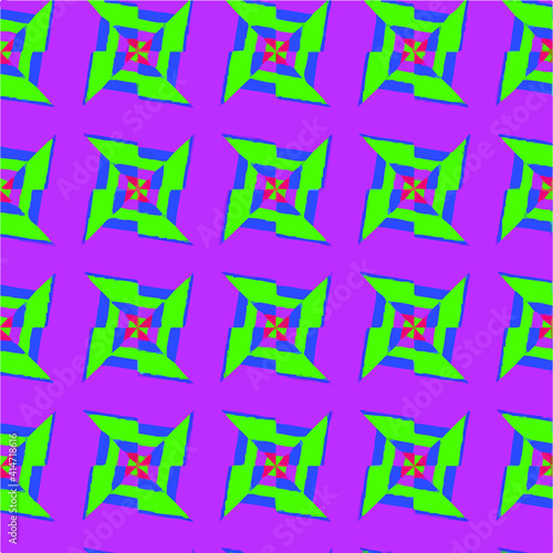 Seamless pattern with multicolored shapes.