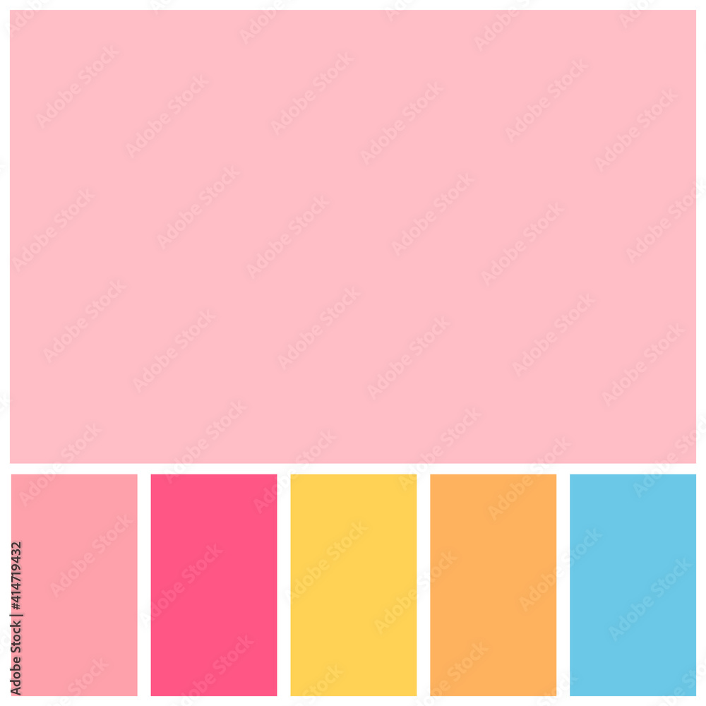 pink color palette soft pastel for template, simple pink color soft for design background