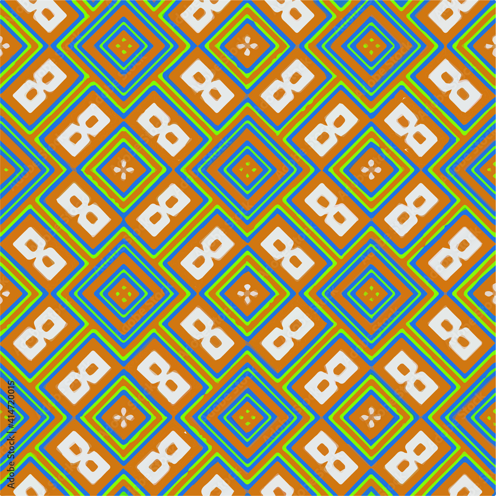 Seamless pattern with multicolored shapes. Seamless pattern with multicolored shapes.