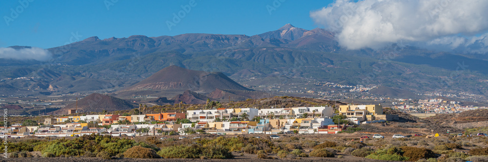 View of the Volcano El Teide in Tenerife, Canary Islands, Spain View of the Volcano El Teide in Tenerife, Canary Islands, Spain