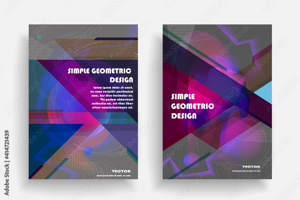 Artistic covers design. Creative colors backgrounds. Trendy futuristic design Artistic covers design. Creative colors backgrounds. Trendy futuristic design