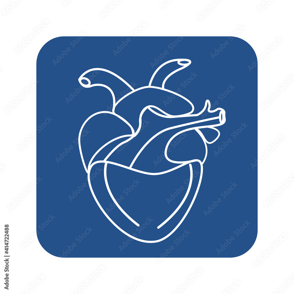 Human Heart Icon Human Heart Icon