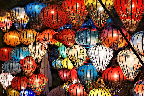Lanters in Hoi An Night market, Vietnam