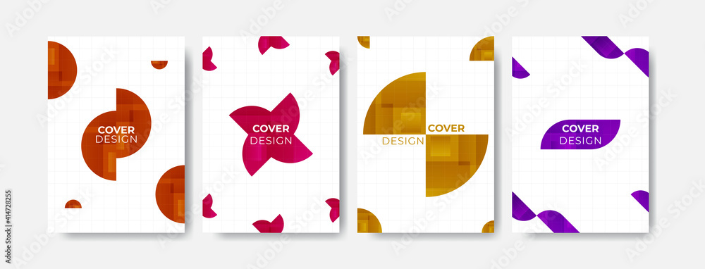 Colorful print template design