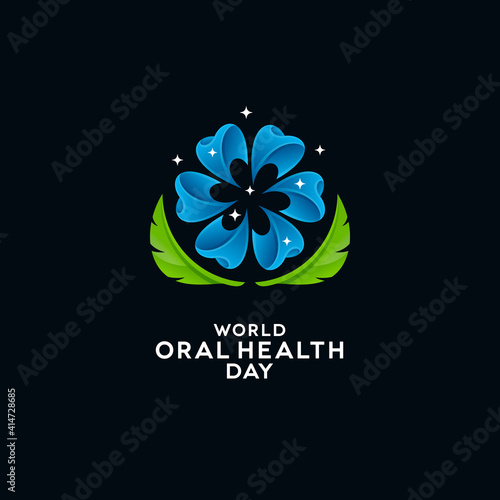 World Oral Health Day Greeting Card Design