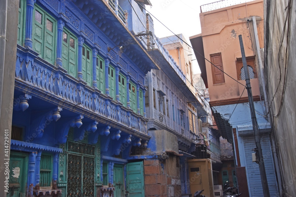 blue houses old city jodhpur, rajasthan,india blue houses old city jodhpur, rajasthan,india