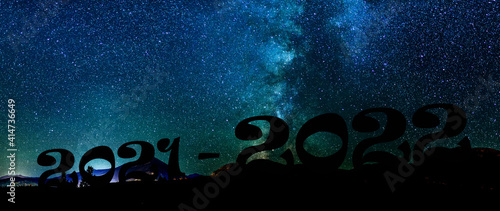 2022, year, concept, sign, new, holiday, celebration, year, card, christmas, design, happy, business, abstract