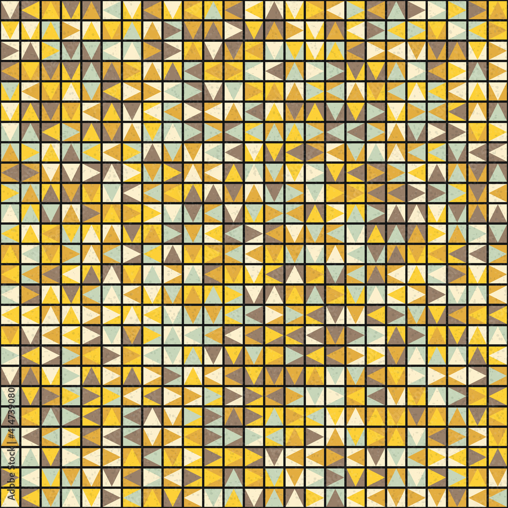 Fototapeta premium Abstract Geometric Pattern generative computational art illustration