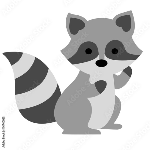 Raccoon cartoon