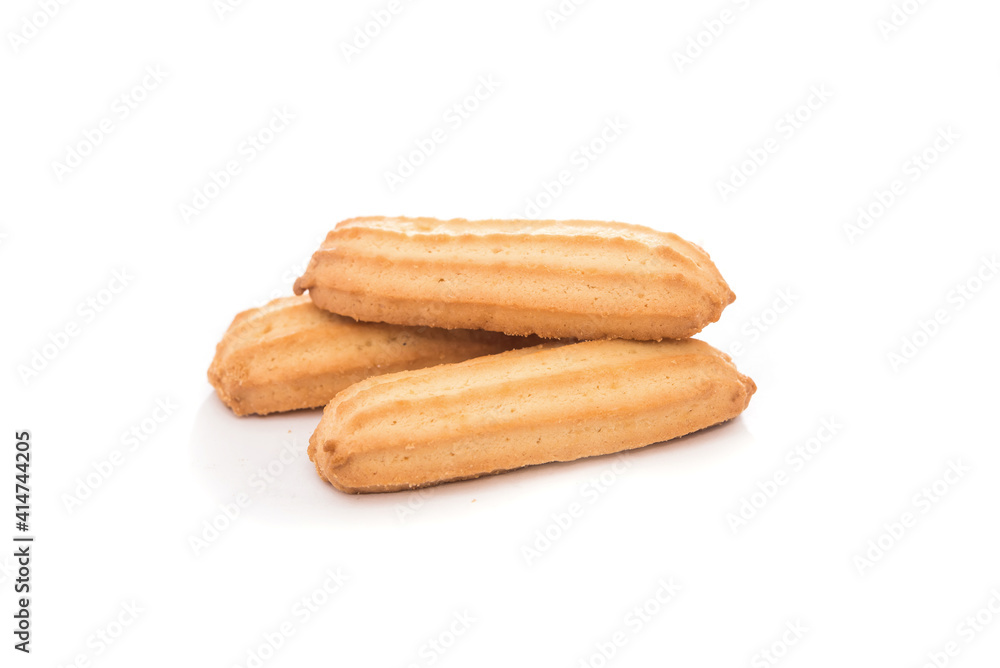 shortbread cookies on a white shortbread cookies on a white