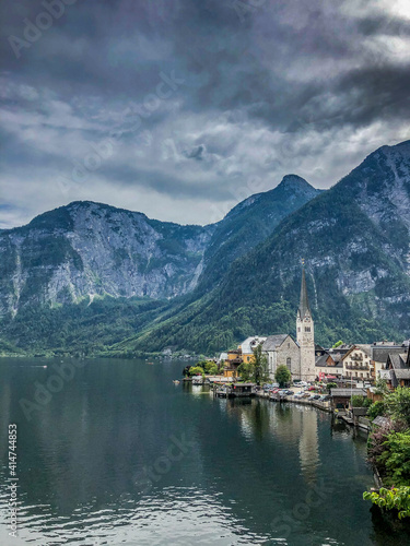 Hallstatt - Panorama of the Lake and the town