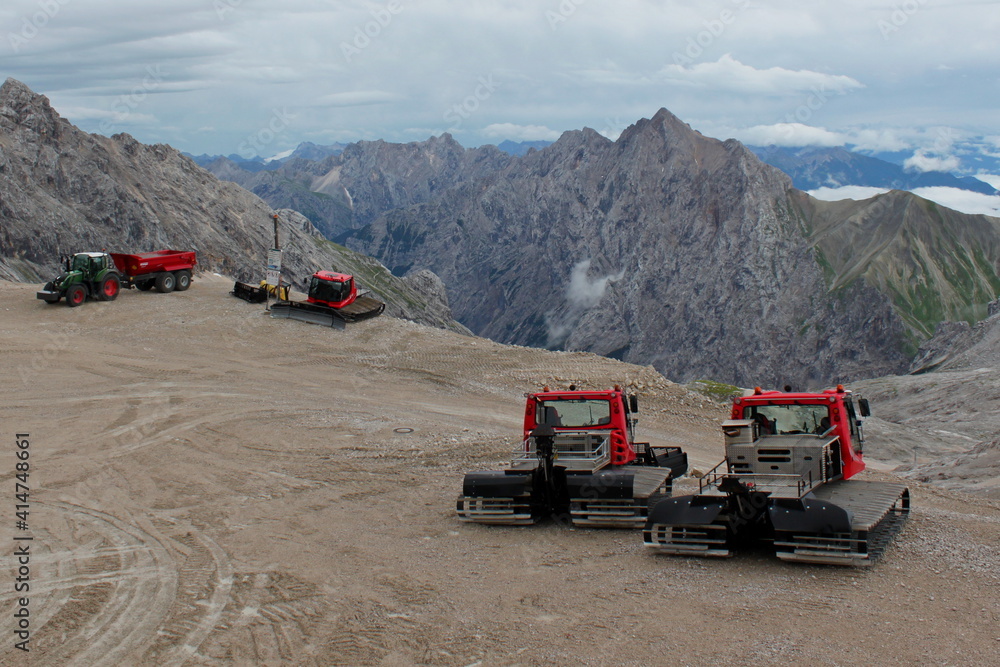 truck in the mountains Alps truck in the mountains Alps