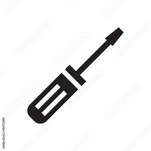 Screwdriver repair tool icon sign symbol 