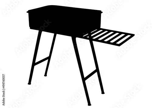 High barbecue grill.