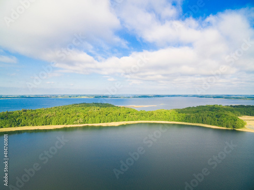 Obrazy Jezioro Mamry  z-lotu-ptaka