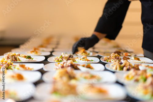 A chef who prepares dishes based on fish, seafood, typical Sicilian food
