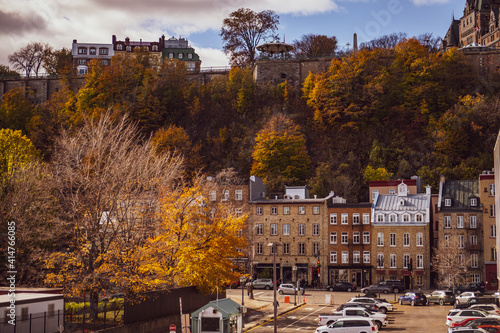 old quebec in autumn