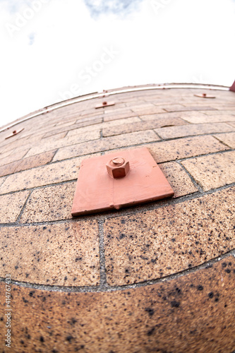 Brick Building seismic Retrofits extra wide angle