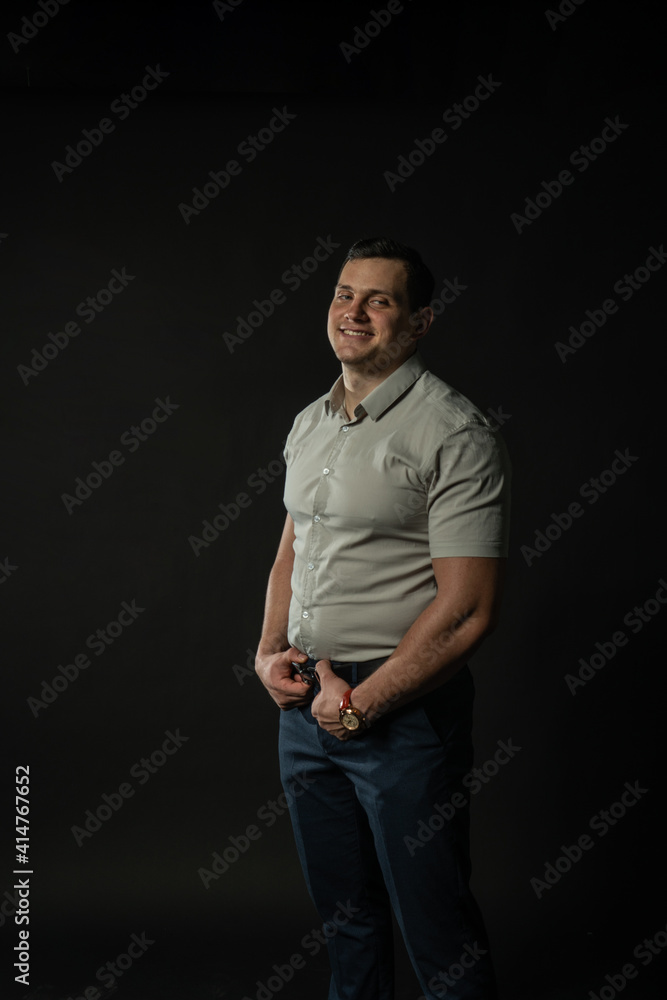 Hands on the belt resting man confident businessman fashion jacket guy suit, elegant. Men models successful, success cool black Hands on the belt resting man confident businessman fashion jacket guy suit, elegant. Men models successful, success cool black