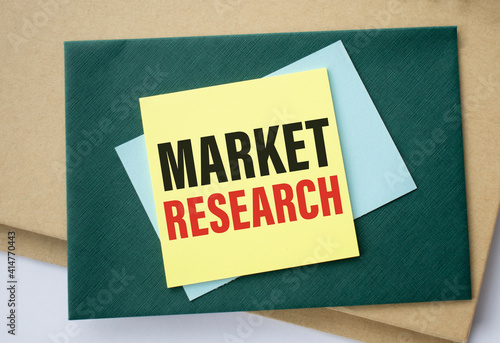Yellow paper with Tools and Notes About Market Research