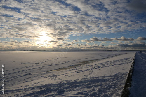 sunrise over the beach