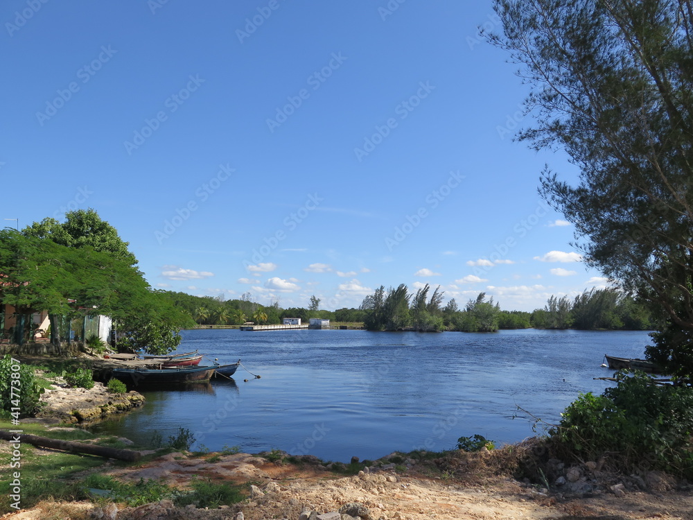 boats in Playa Larga, Cuba, November