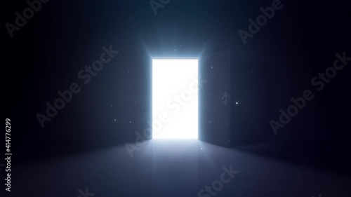 Door Opening to the brilliant Future, way to Heaven and Success.