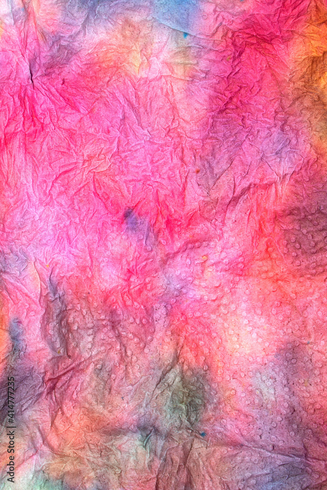 Fototapeta premium Vibrant Abstract Watercolour and Acrylic Painting Like Marble