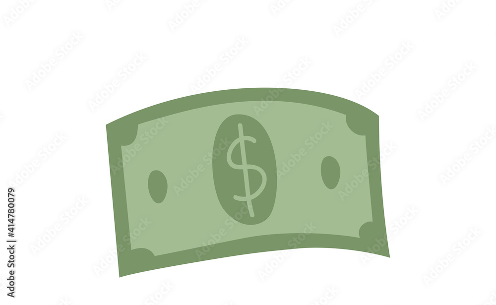 Hand drawn dollar bill illustration. Money symbol, cash doodle. Hand drawn dollar bill illustration. Money symbol, cash doodle.