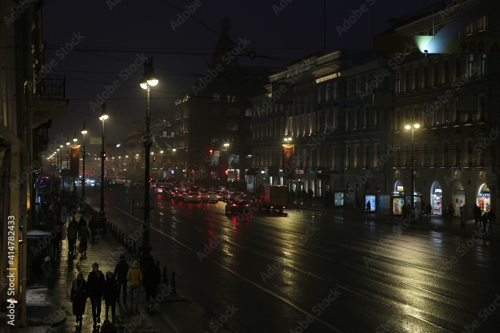 Fototapeta premium impressionism in St. Petersburg
