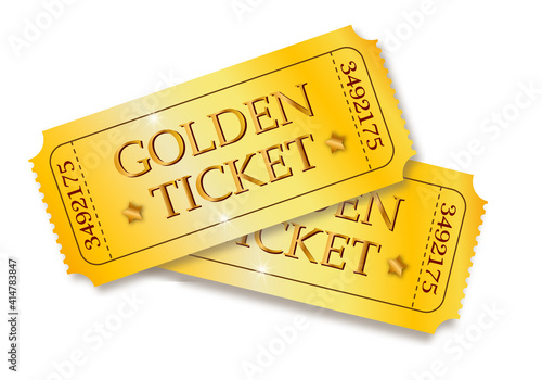 Golden tickets photo