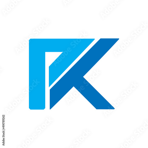 Unique PK letter symbol for your best business